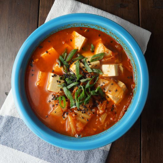 Kimchi Jjigae - Recipe photo by wifromscratch