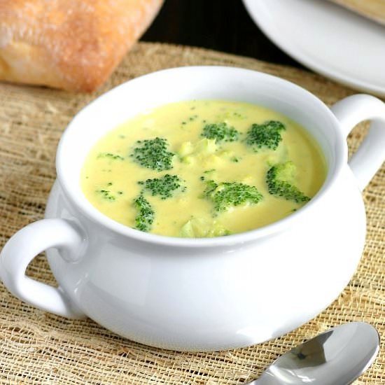 Vegan Broccoli and Cheese Soup - Recipe photo by landsandflavors