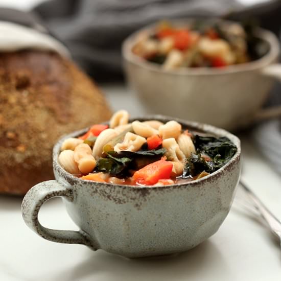 Healthy Minestrone Soup - Recipe photo by TheHealthyMaven