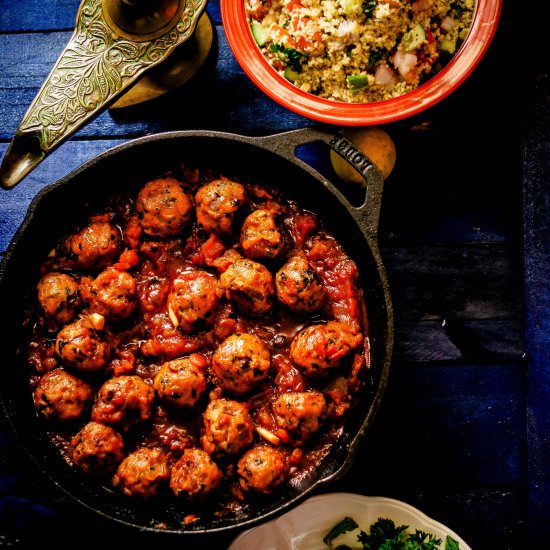 Moroccan Inspired Meat Balls - Recipe photo by acupcakeforlove