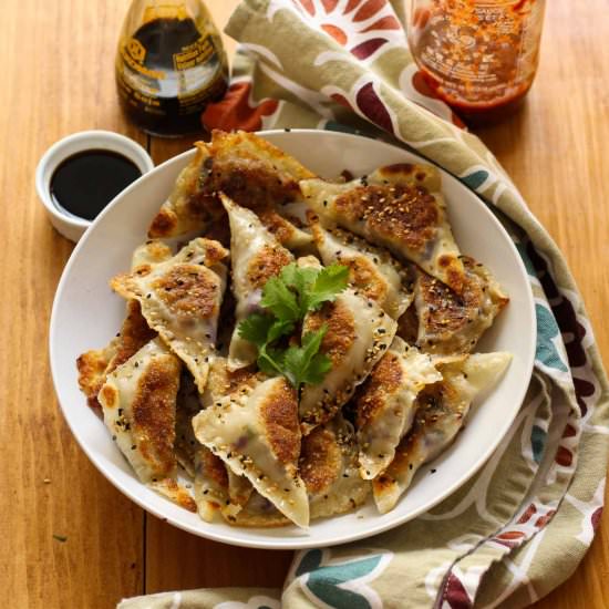 Chicken and Mushroom Potstickers - Recipe photo by thegirlonbloor