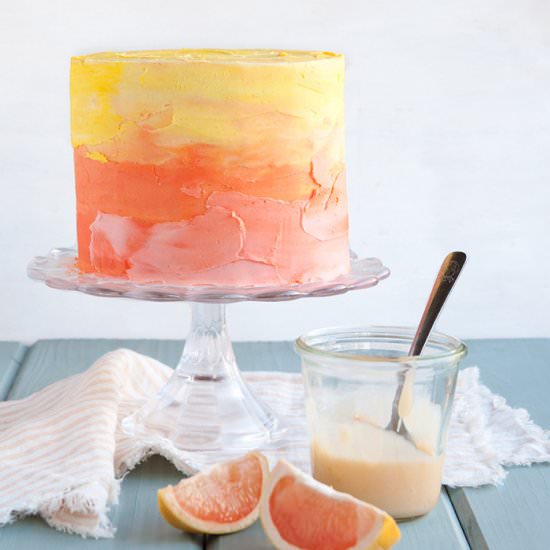Pink Grapefruit Cake - Recipe photo by thecakeblog