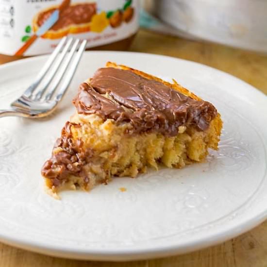Giant Peanut Butter Cinnamon Roll - Recipe photo by Twointhekitchen