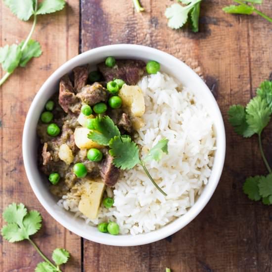 Peruvian Lamb Stew - Recipe photo by GreenHealthyCooking