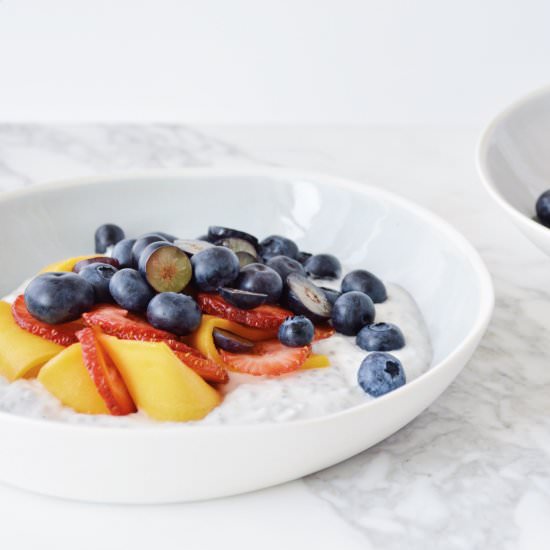Coconut Chia Pudding - Recipe photo by The Gluten Free Table