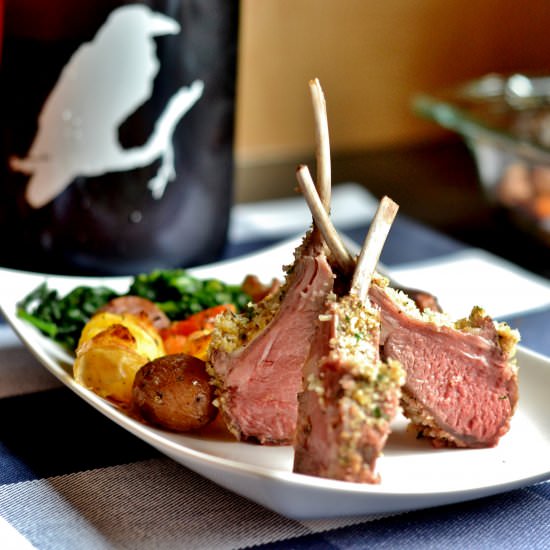Herb-Crusted Rack of Lamb - Recipe photo by fromjamestojamie