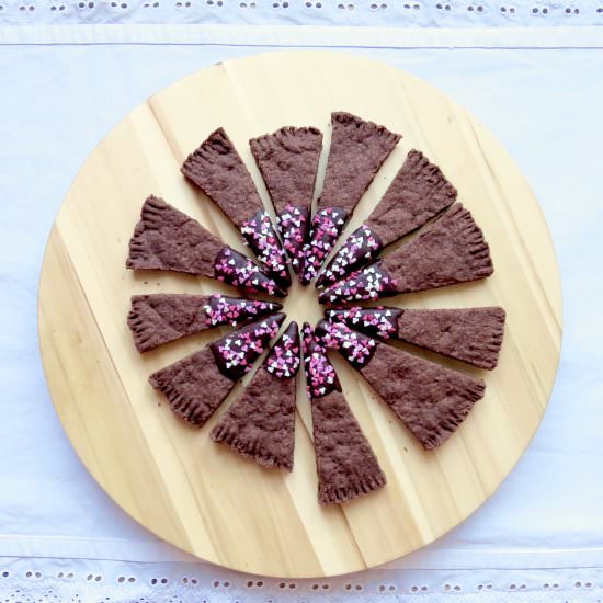 Chocolate Shortbread - Recipe photo by whatsarahbakes