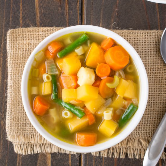 30 Minute Winter Vegetable Soup - Recipe photo by culinaryginger