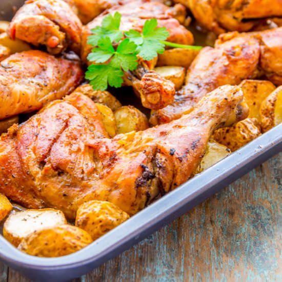 Cajun Spiced Chicken & Potato Bake - Recipe photo by Priyanka DK