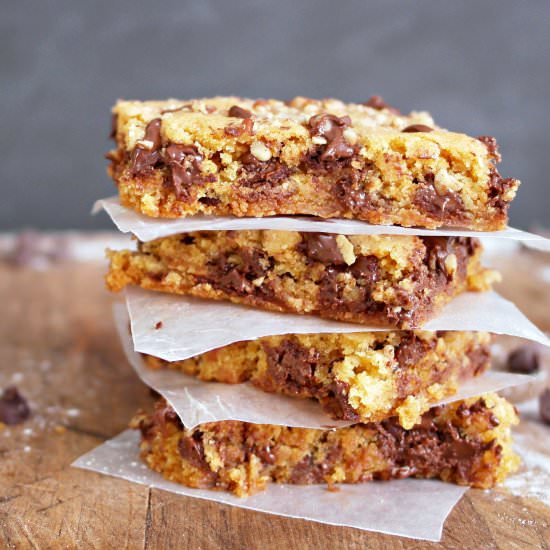 Double Chocolate Pecan Bars - Recipe photo by MelissaPotvin