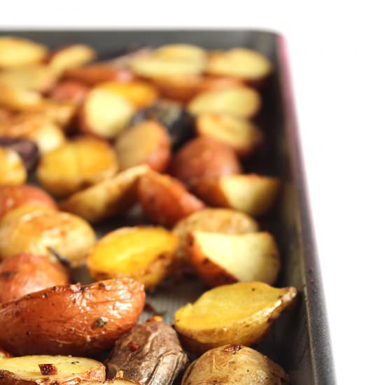 Brown Butter Sage Roasted Potatoes - Recipe photo by La Casa de Sweets