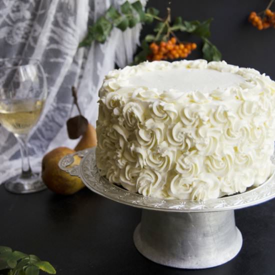 Pear and mascarpone glutenfree cake - Recipe photo by Biochimist_la_cratita