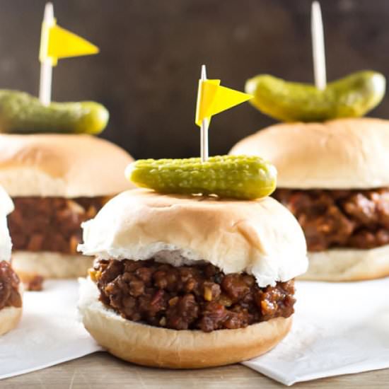 Grown-Up Sloppy Joes - Recipe photo by Girl Gone Gourmet