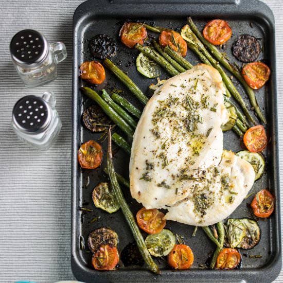 Chicken Dinner for One - Recipe photo by JoJoNookAndCranny