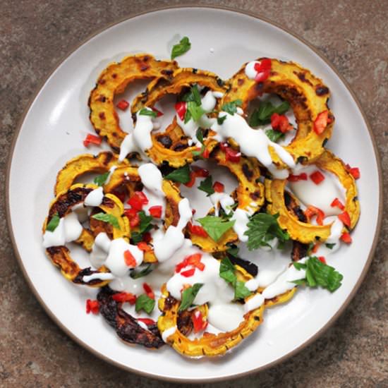 Roasted Delicata Squash - Recipe photo by chitra