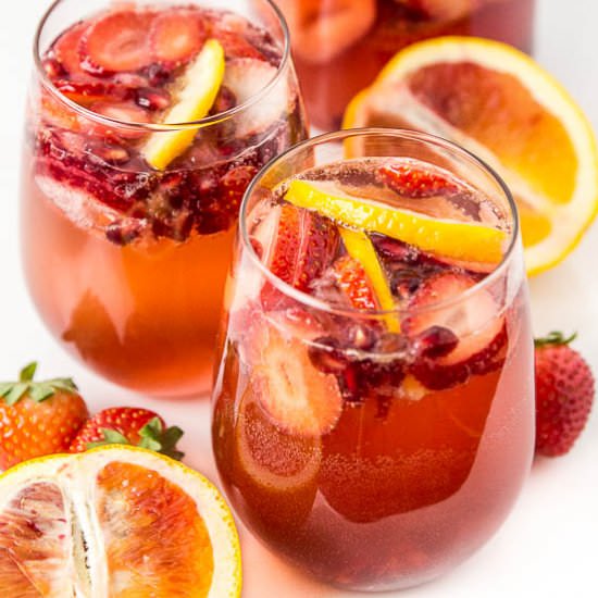 Champagne Sangria - Recipe photo by No Spoon Necessary