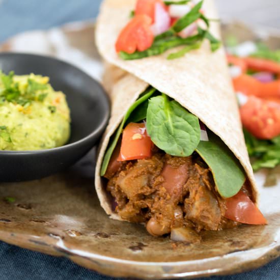 Vegan Slow Cooker Potato Mole - Recipe photo by geekypoet