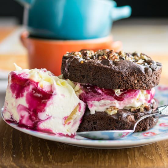 Chocolate Pecan Cake for One - Recipe photo by JoJoNookAndCranny