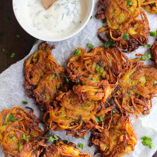 Onion Bhajis - Recipe photo by asaucykitchen