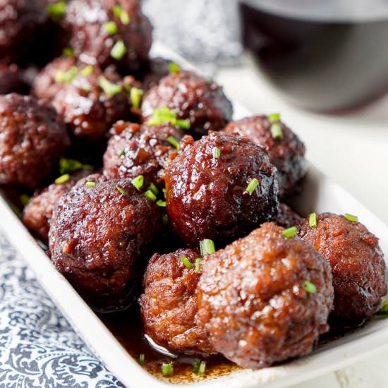Merlot Meatballs - Recipe photo by fickrj5