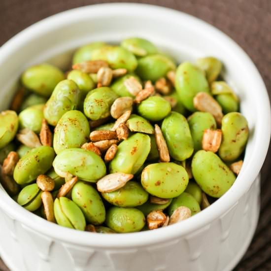Chipotle lime Edamame - Recipe photo by dizzybusyandhungry
