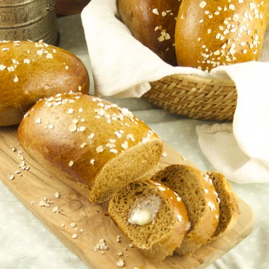 Honey Whole Wheat Bread - Recipe photo by tiffanybendayan