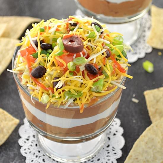 Layered Bean Dip - Recipe photo by ruchiskitchen