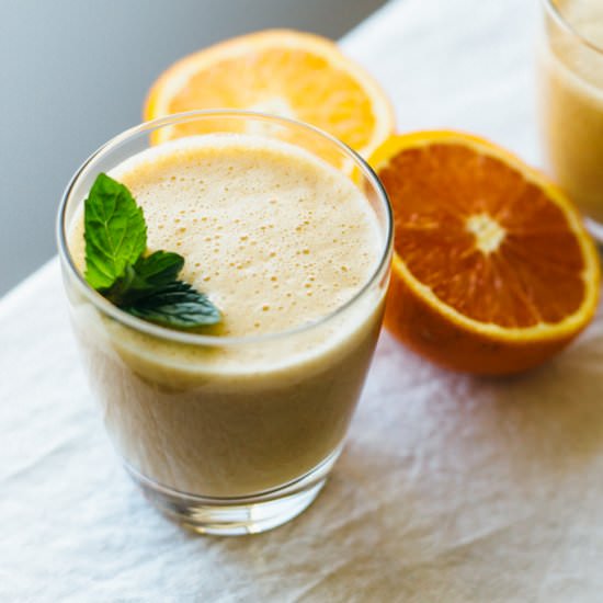 Almond Orange Smoothie - Recipe photo by Downshiftology