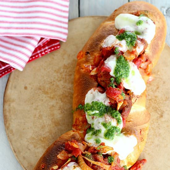 The Best Meatball Sandwich - Recipe photo by gooddinnermom