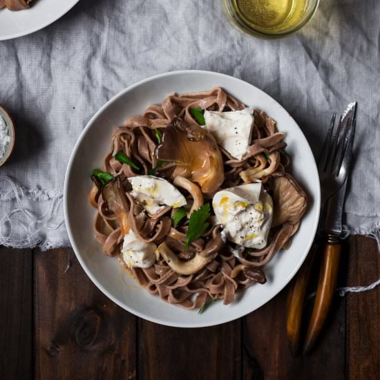 Homemade Chestnut Pasta Two Ways - Recipe photo by onetoughcookie
