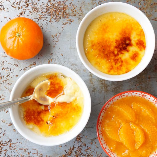 Rooibos Mandarin Crema Catalana - Recipe photo by Narins World of Taste