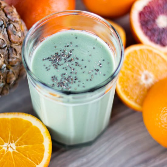 Citrus Pineapple Energy Smoothie - Recipe photo by xoxoBella