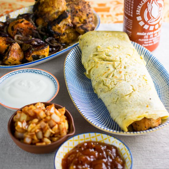 Indian Pancakes with Sweet Potato - Recipe photo by JoJoNookAndCranny