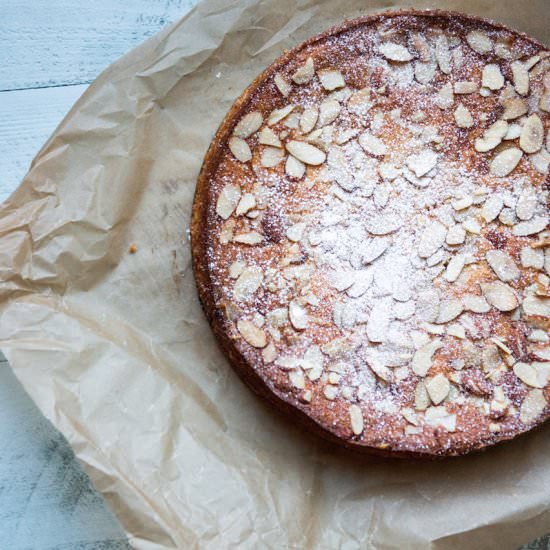 Limoncello Ricotta Almond Cake - Recipe photo by OurItalianTable