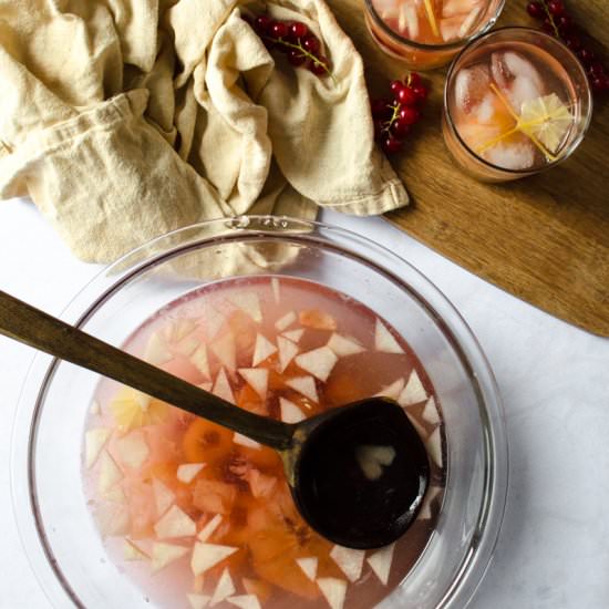 Sprig and Flours' Sangria - Recipe photo by sprigandflours
