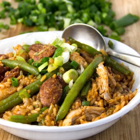 Spicy Chicken Jambalaya - Recipe photo by panning the globe