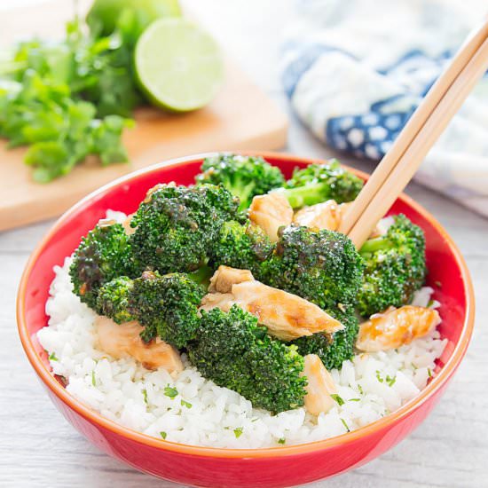 Chicken Broccoli Garlic Stir Fry - Recipe photo by kirbie