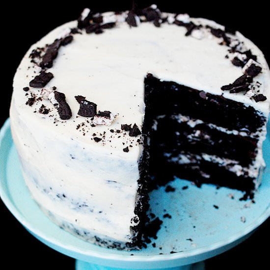 Dark chocolate peppermint cake - Recipe photo by evabakes