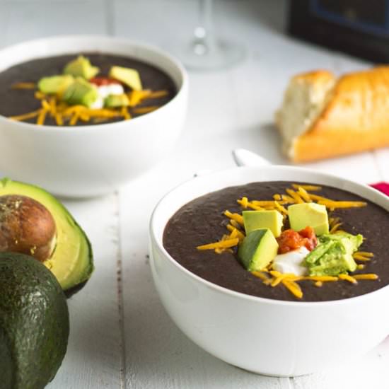 Black Bean Soup - Recipe photo by Cook. Craft. Love.