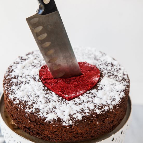 Heart Break Cake - Recipe photo by DessertForTwo