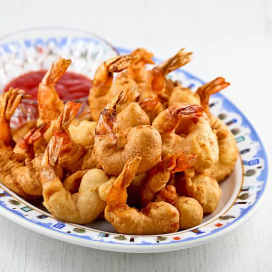 Golden Shrimp Puffs - Recipe photo by rotinrice