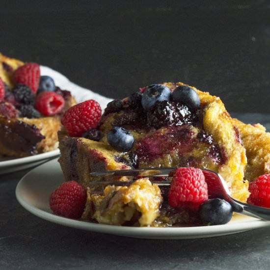 Easy Berry Baked French Toast - Recipe photo by thediyfoodie