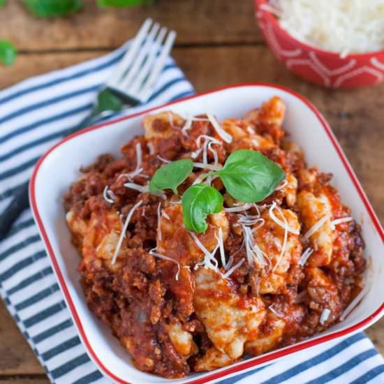 Homemade Gnocchi with Chunky Sauce - Recipe photo by WorldofPastabilities