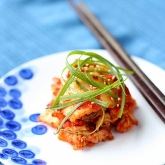 vegan and gluten free kimchi - Recipe photo by KimchiChick