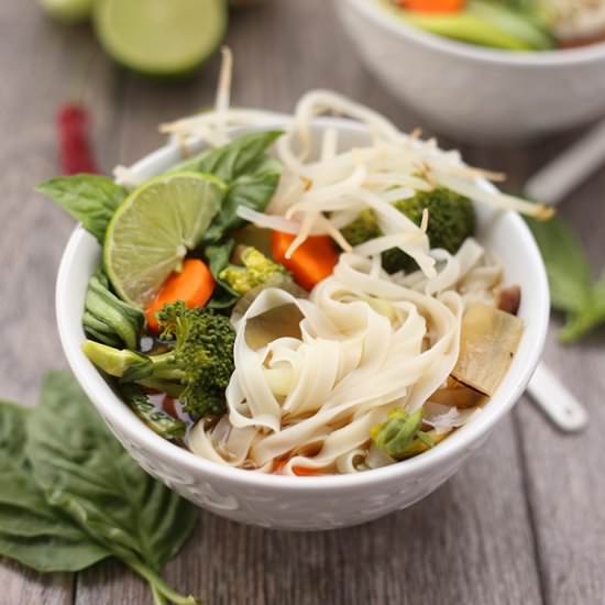 Healthy Vegetarian Pho - Recipe photo by TheHealthyMaven