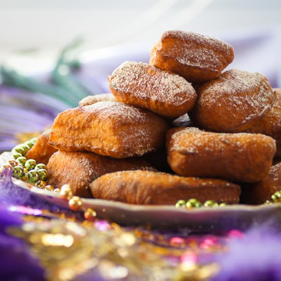 French Beignets for Mardi Gras - Recipe photo by irokthekitchen