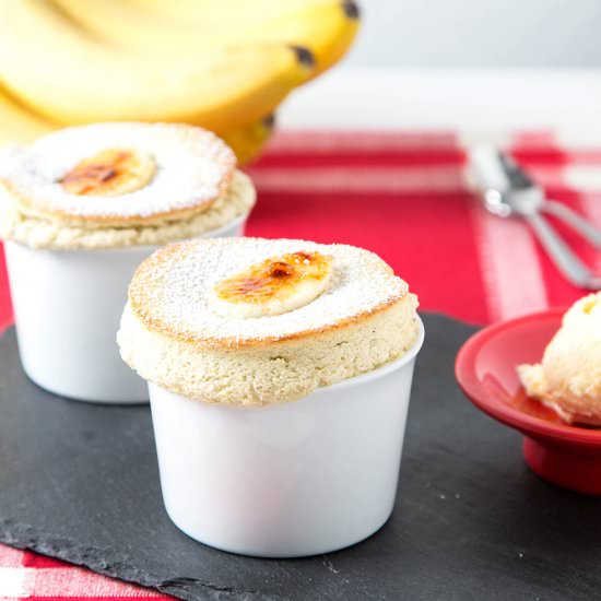Roasted Banana Souffles - Recipe photo by Lokness