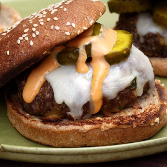 Spicy Salsa Burgers - Recipe photo by Everyday Dishes