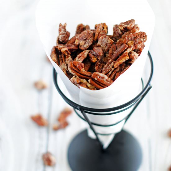 Candied Pecans - Recipe photo by TheCakeChica