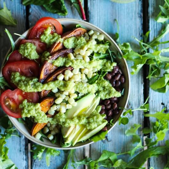 Power Rainbow Salad - Recipe photo by TheBlissfulBalance